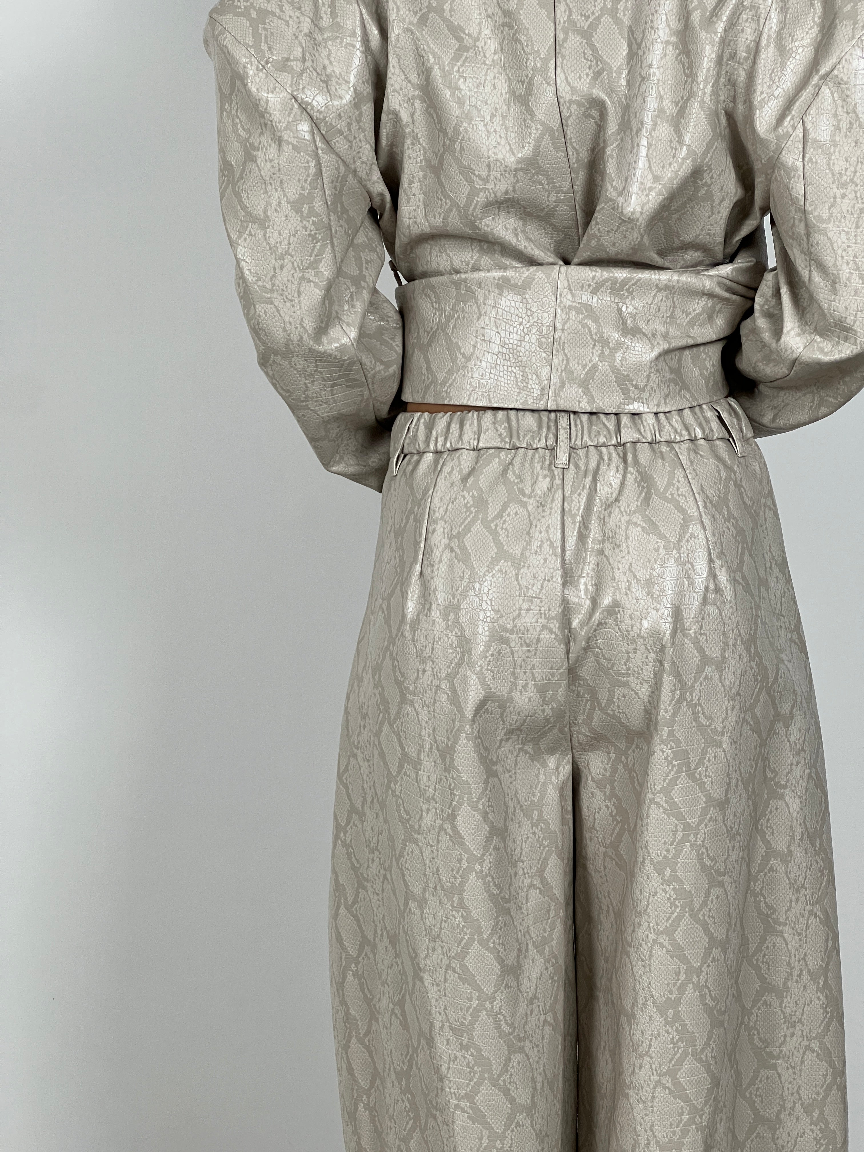 Bermuda stampa Anaconda col. Burro