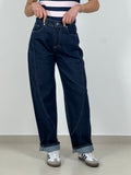 Jeans cucitura a scivolo by Lumina col. Denim scuro