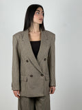 Giacca pied de poule by Lumina col. Cammello
