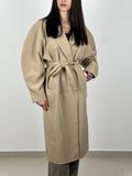 Trench con manica a ovetto col. Beige