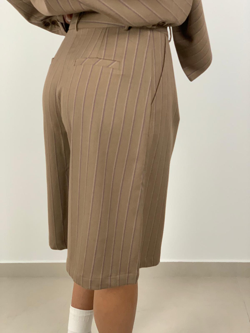 Bermuda Gessato by Lumina col. Cammello