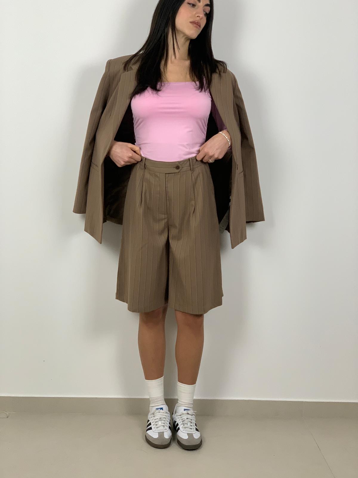 Bermuda Gessato by Lumina col. Cammello