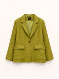Blazer Lumina LC260065 misto tencel col. Verde oliva