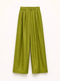 Pantalone Lumina LC260066 misto tencel col. Verde oliva
