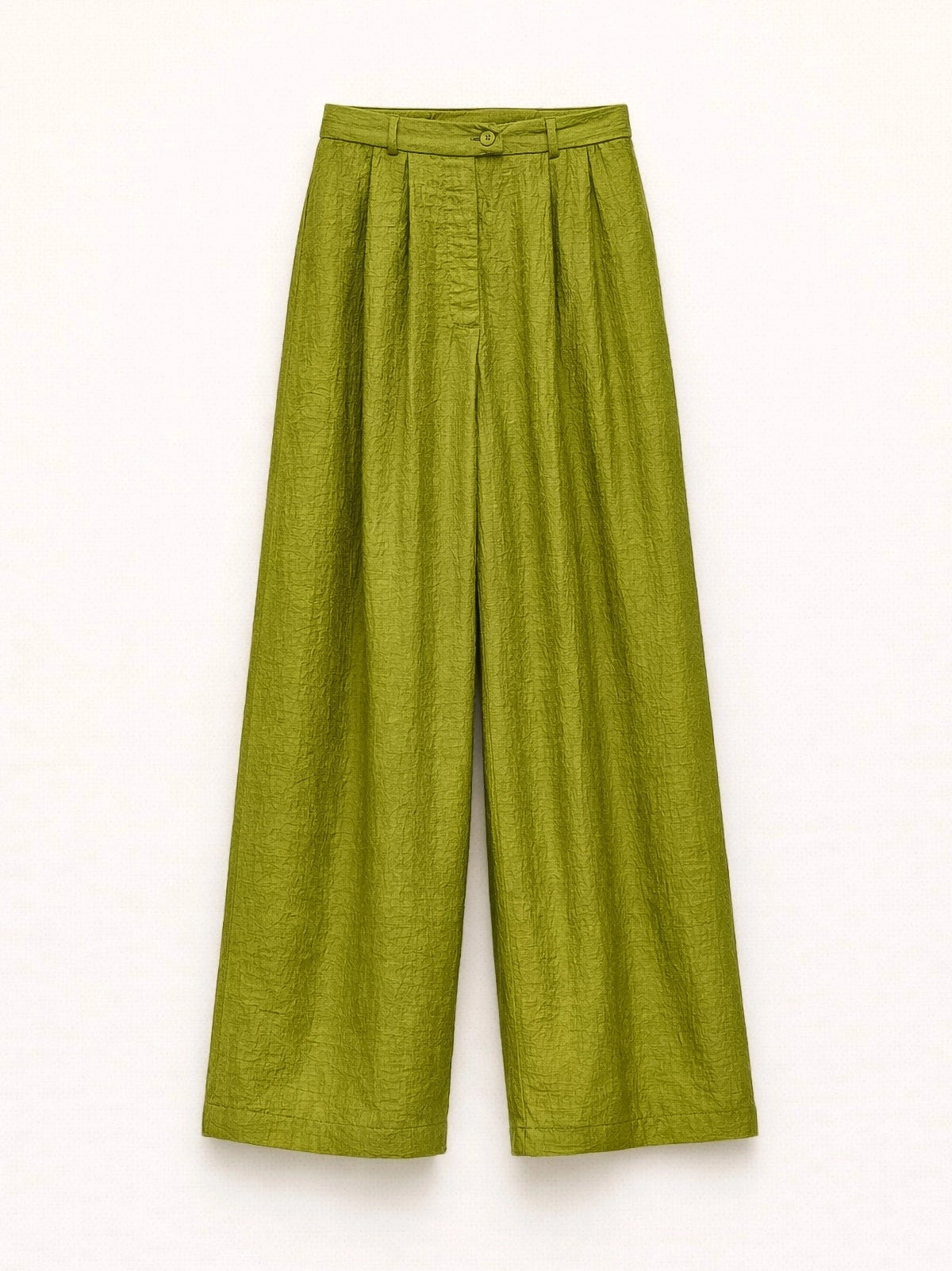 Pantalone Lumina LC260066 misto tencel col. Verde oliva